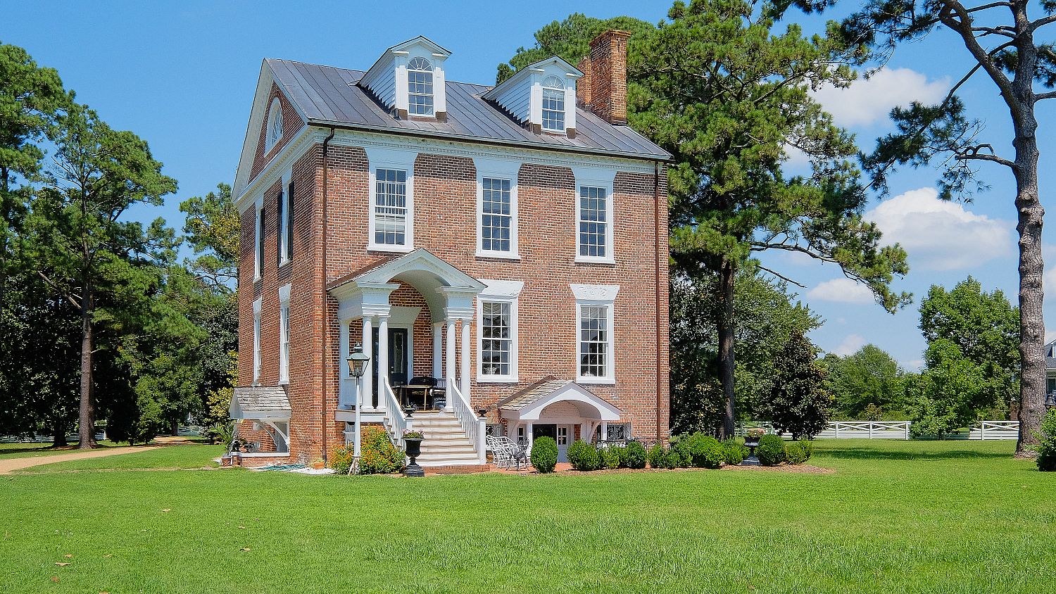 The stately Mulberry Hill manor house